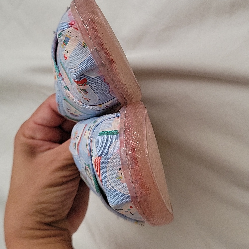 NWT TOMS Kids Blue Slip-On Shoes. Size 9 Toddler. - Picture 12 of 16